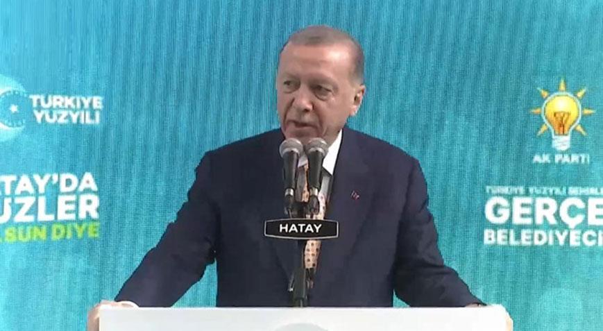 Son dakika: Cumhurbaşkanı Erdoğan Hatay ilçe adaylarını tanıttı