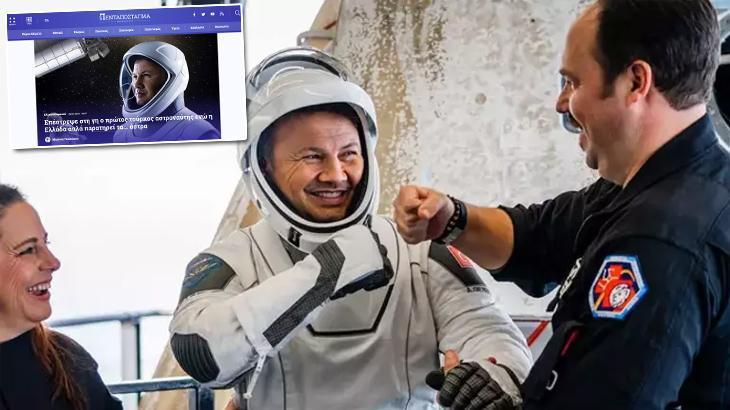 Yunanistan Alper Gezeravcı’yı yazdı: Biz yıldızları izlerken ilk Türk astronot dünyaya döndü