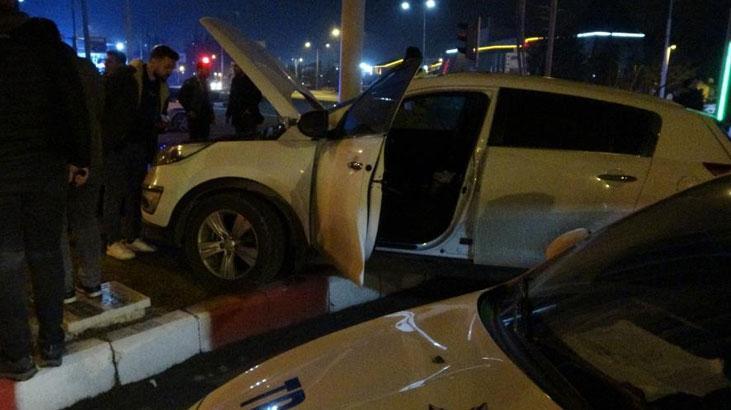 Polisin ‘dur’ ihtarına uymadı! Kaza yapan ehliyetsiz sürücü yakalandı
