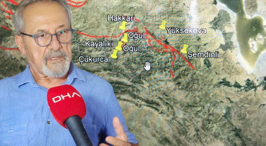 Prof. Dr. Naci Görür’den Hakkari’deki deprem sonrası ilk açıklama! Bu kuşak çok sıkıştı