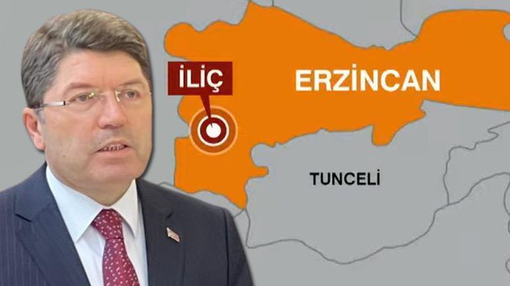 Bakan Tunç’tan Erzincan’daki toprak kayması hakkında açıklama