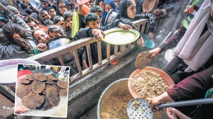 Gazze’de yürek burkan çözüm! Hayvan yeminden ekmek