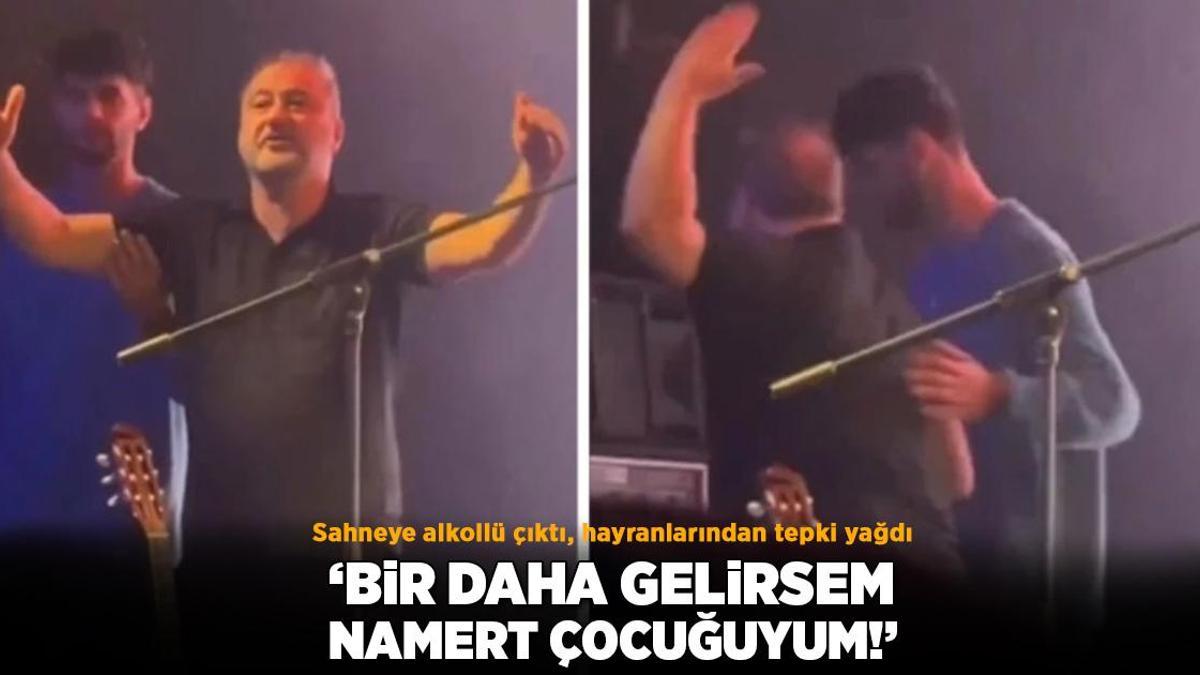 Sahneye alkollü çıkan Nev’e tepki yağdı! ‘İn ağabey aşağı’