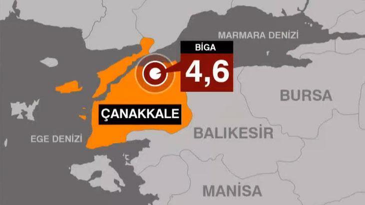 Son dakika… Çanakkale’de 4.6 büyüklüğünde deprem! İstanbul ve çevre illerde de hissedildi