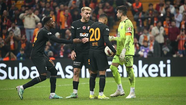 Galatasaray'da Tete ve Barış Alper Yılmaz arasında penaltı anlaşmazlığı!