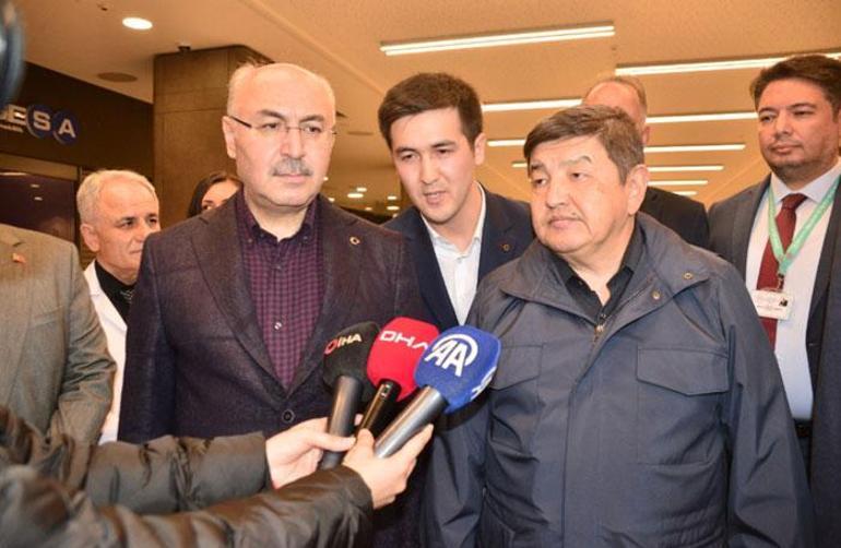 Kırgızistan Bakanlar Kurulu Başkanı Adana'da! Tedavi gören 4 vatandaşını ziyaret etti