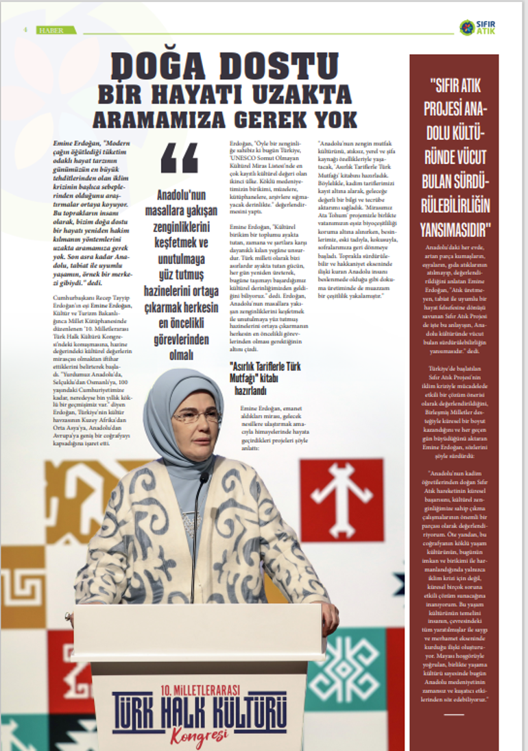 Bakan Özhaseki açıkladı: 'Sıfır Atık' gazetesi yayında!