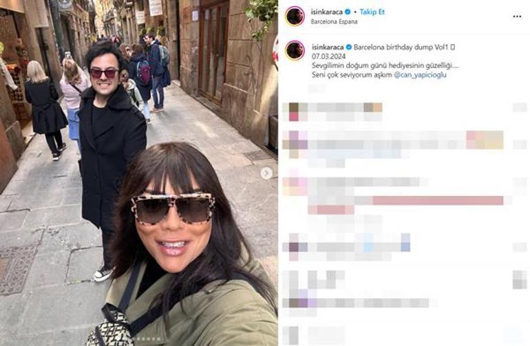 Can Yapıcıoğlu, Işın Karaca'ya Barselona tatili hediye etti!