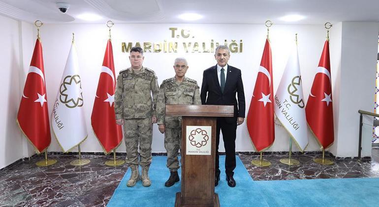 Jandarma Genel Komutanı Orgeneral Arif Çetin'den Mardin'e ziyaret