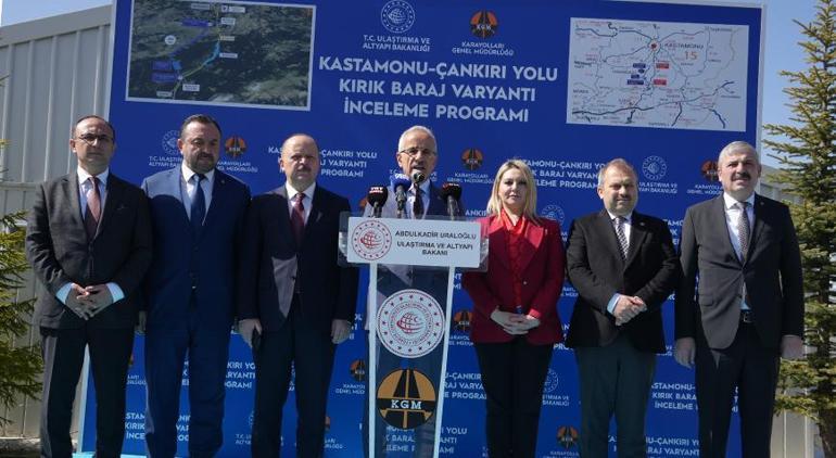 Bakan Uraloğlu Kırık Barajı Varyantı'nda inceledi