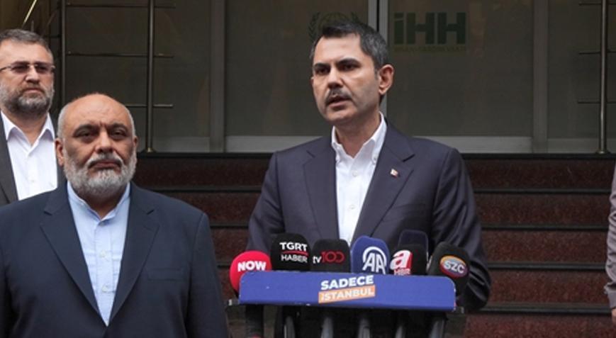 İBB adayı Murat Kurum İnsani Yardım Vakfı’nı ziyaret etti! Mazlumlarının umutla beklediği bir seçim