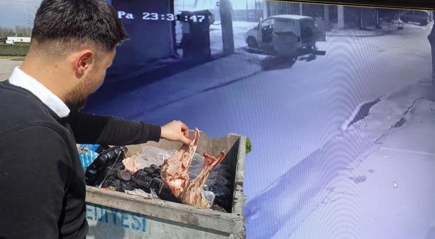 Çöpte at eti bulunmuştu! Şok görüntüler ortaya çıktı