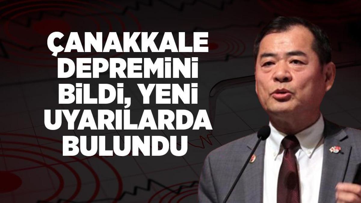 Japon deprem uzmanı Çanakkale depremini tahmin etti, yeni uyarılarda bulundu
