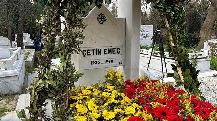 Çetin Emeç ölümünün 34’üncü yılında mezarının başında anıldı