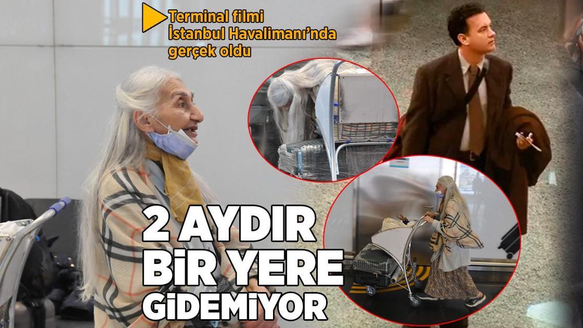 ‘Terminal’ filmi İstanbul Havalimanı’nda gerçek oldu! 2 aydır burada yaşıyor