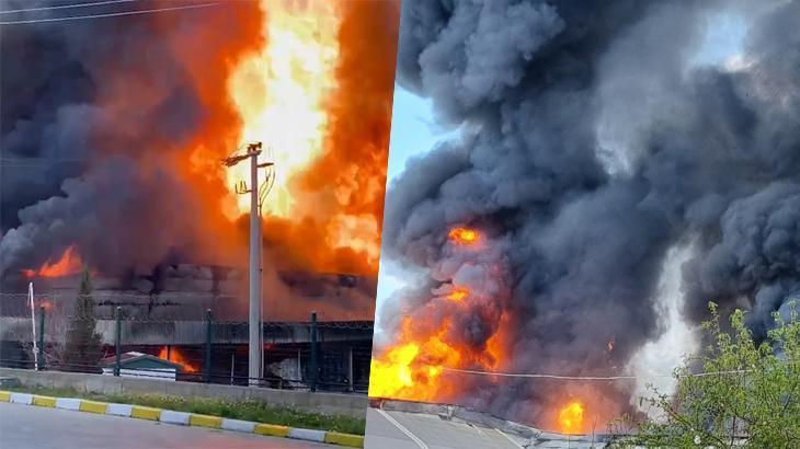 Son dakika! İzmir’de depo yangını