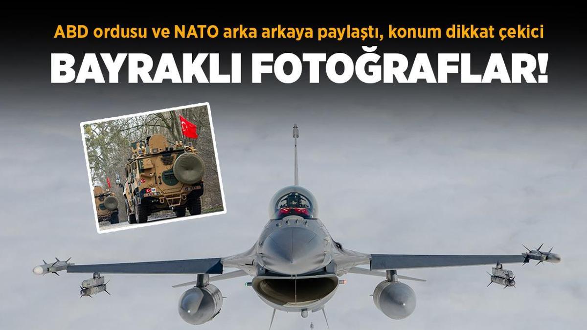 Amerikan ordusu günler sonra fotoğrafı yayınladı! NATO ise Fetesti’den ayrılan Türk jetlerini paylaştı