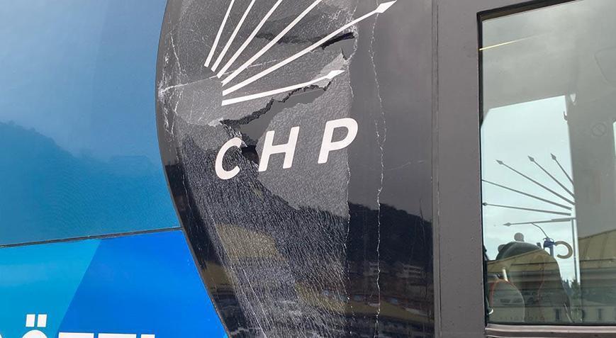 Trabzon’da CHP otobüsüne taşlı saldırı! Valilik açıklama yaptı