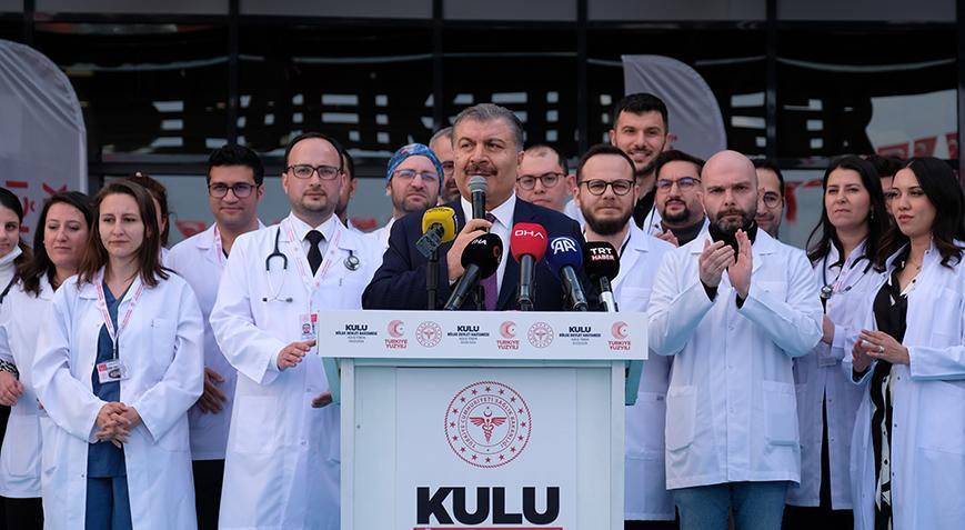 Kulu Bölge Devlet Hastanesi açıldı! Bakan Koca: 3 bölümde öğrenci alınacak
