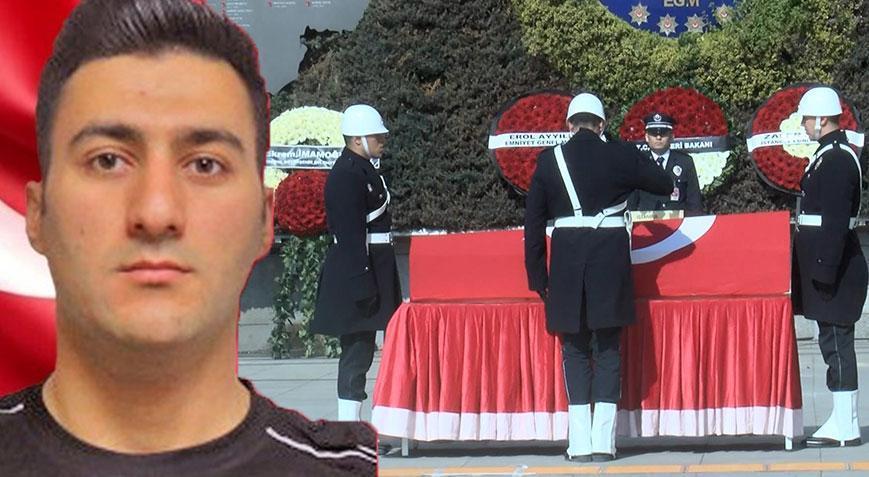 Şehit Polis Furkan Bor için tören düzenlendi