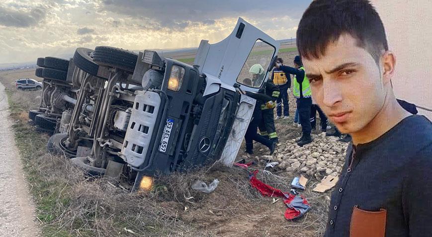 Feci kaza! Beton mikseri devrildi, sürücü öldü