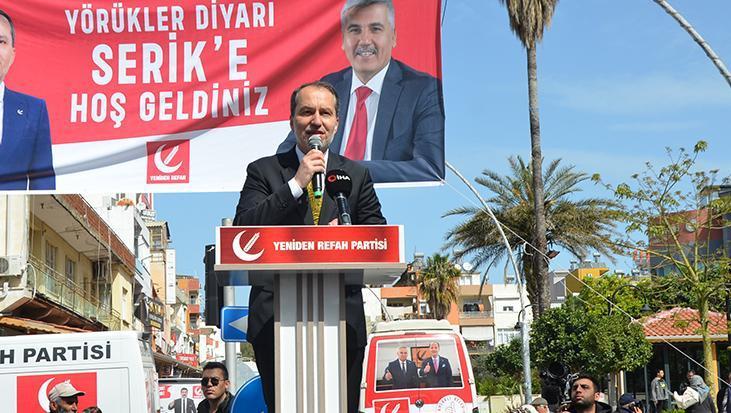 Erbakan: Seçimlerden sonra 1 milyon hedefine ulaşacağız