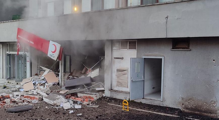 4 katlı otelin kazan dairesinde patlama!