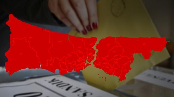 İstanbul’un 39 ilçesinden ilk sonuçlar geldi! İşte ilçe ilçe seçim sonuçları