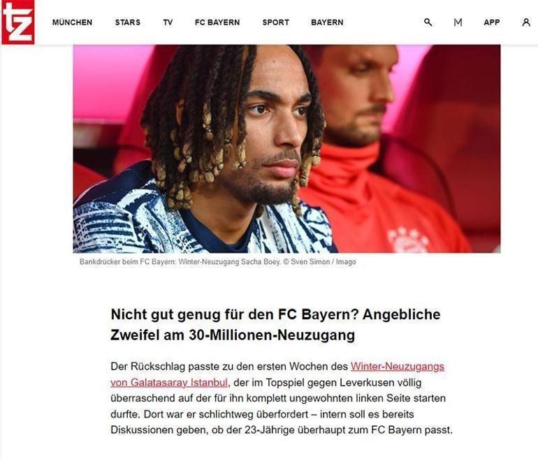 Bayern Münih'te Sacha Boey depremi! Açıklama geldi