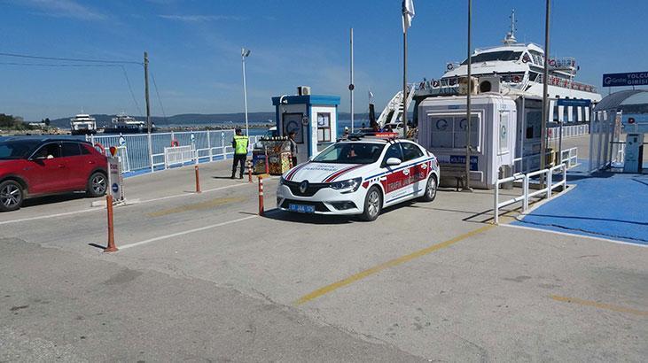 Çanakkale'de bu kez feribot kuyruğu oluşmadı