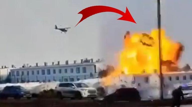 Dünyada son dakika... Rusya'da drone fabrikasına kamikaze saldırısı, korkunç görüntüler