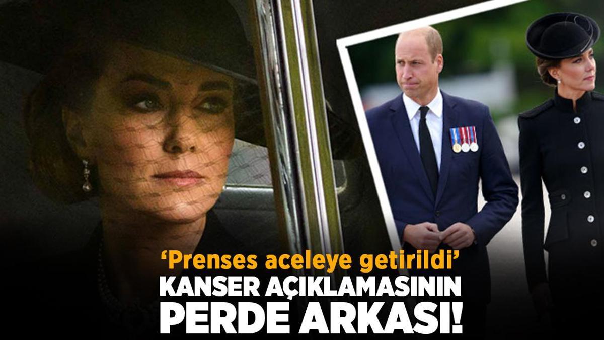 Prenses’in kanser açıklamasının perde arkası! ‘Kensington Sarayı tarafından aceleye getirildi’