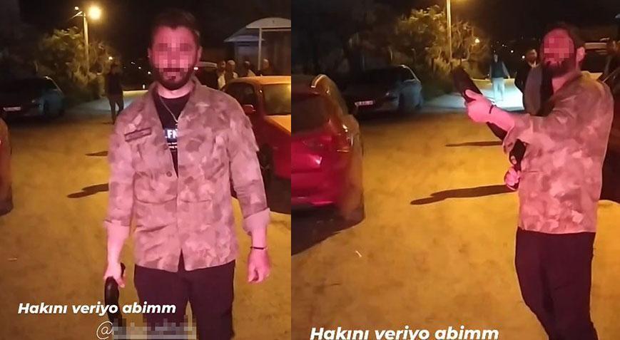 ‘Hakkını veriyor abim’ paylaşımındaki pompalı tüfekli yakalandı