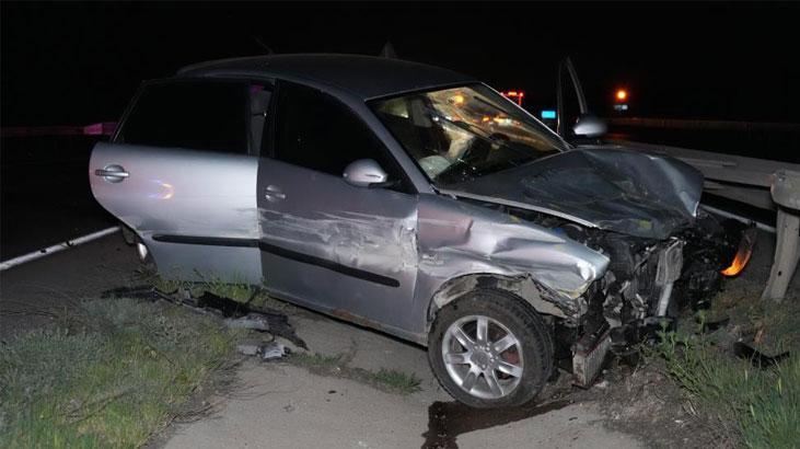 Kaza yapanlara yardım etmek isterken öldü