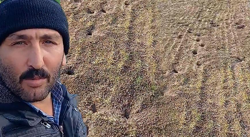 Isparta’da fare istilası! ‘Tarlayı tertemizler etmişler zarar büyük, yanıyorum’