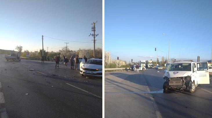 Konya’da feci kaza! Kamyonet ile otomobil çarpıştı: 11 yaralı var