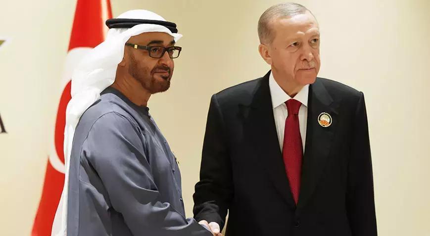 Cumhurbaşkanı Erdoğan, BAE Devlet Başkanı Al Nahyan ile görüştü