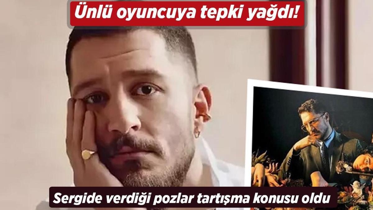 Uraz Kaygılaroğlu’na tepki yağdı! Sevgilisinin sergisinde verdiği pozlar tartışma konusu oldu