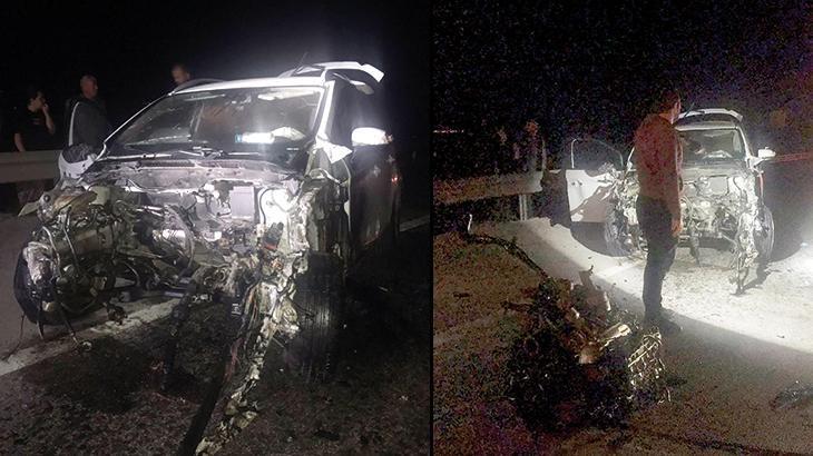 Konya’da kontrolden çıkan otomobil takla attı: 5 yaralı