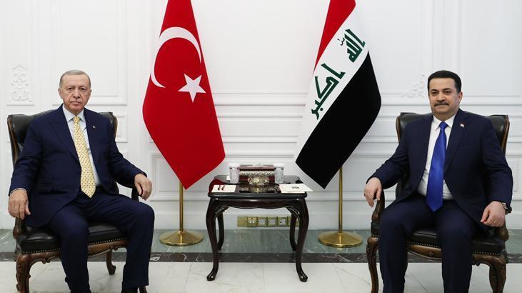 Son dakika.. Irak’a tarihi ziyaret! Cumhurbaşkanı Erdoğan ve Sudani’den ortak açıklama