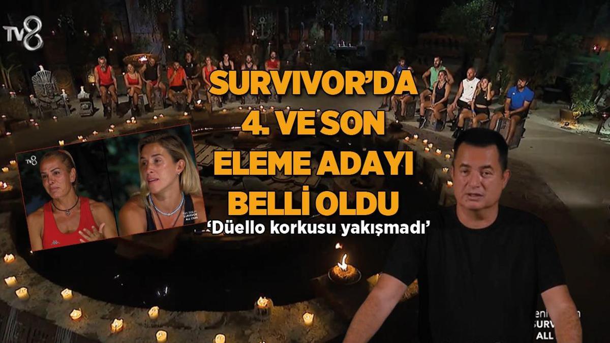 Survivor All Star’da son eleme adayı belli oldu! ‘Düello korkusu yakışmadı’