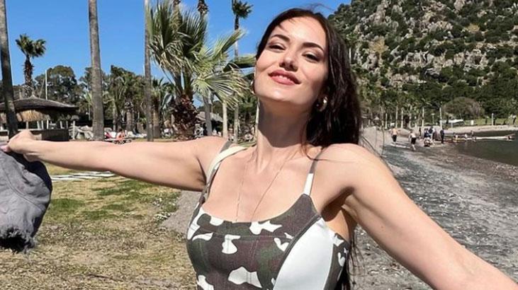 Fahriye Evcen’den yeni pozlar! ‘Yaza Merhaba’