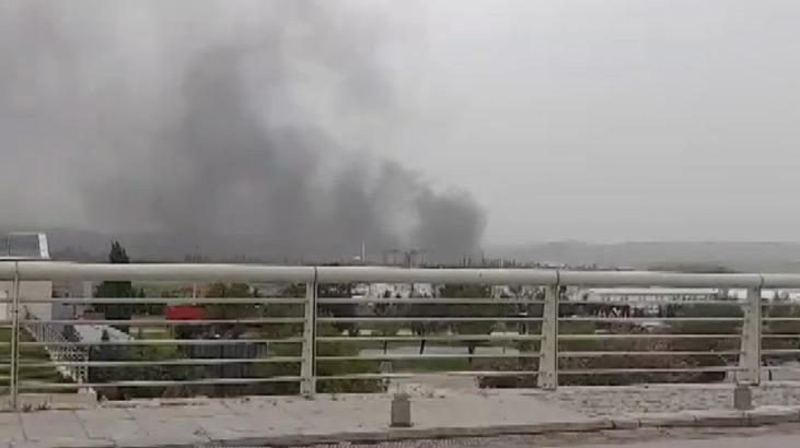 Ankara’da bir fabrikada yangın çıktı!