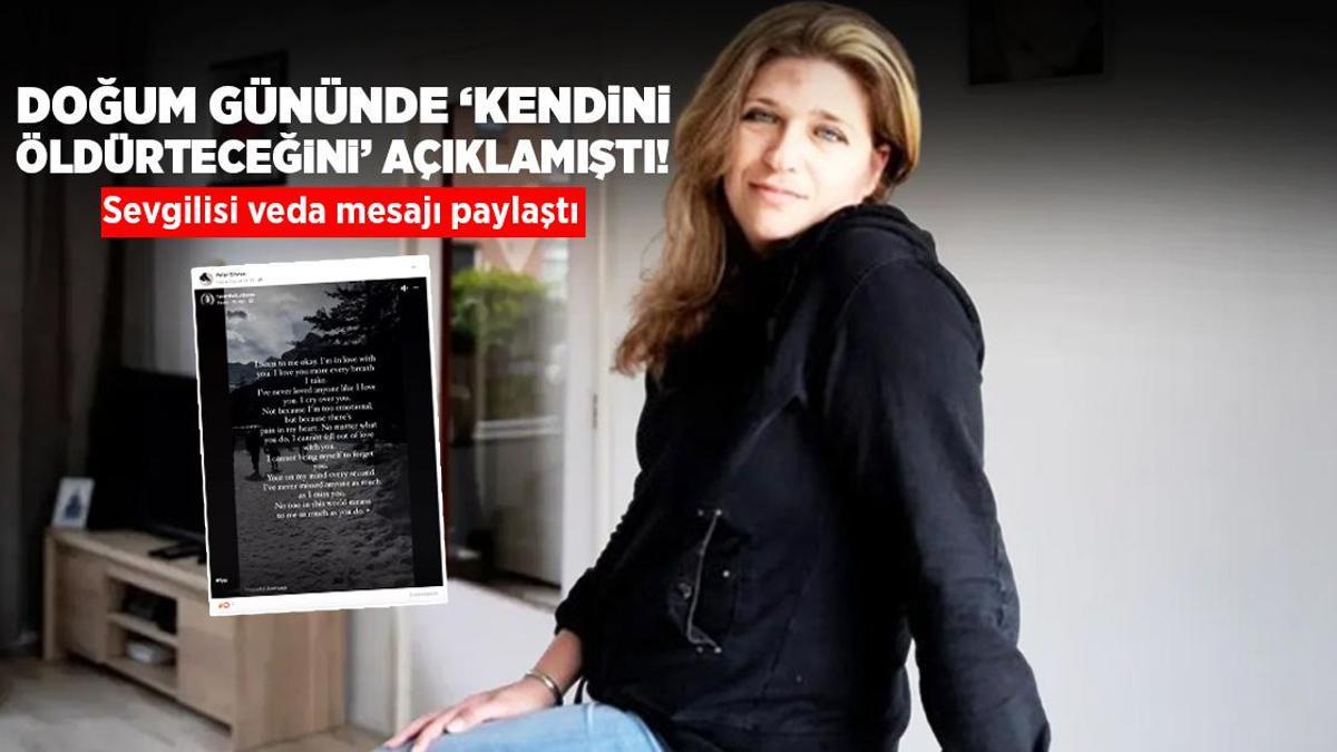 Doğum gününde kendini öldürteceğin açıklamıştı! Erkek arkadaşı veda mesajı paylaştı