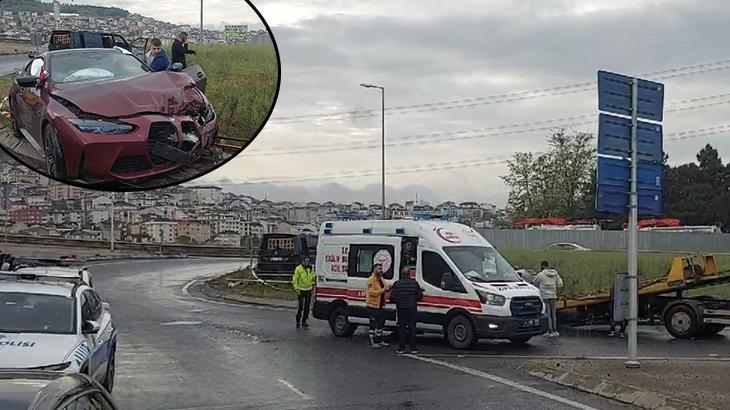 Sancaktepe’de kontrolden çıkan otomobil kaza yaptı: 6 yaralı