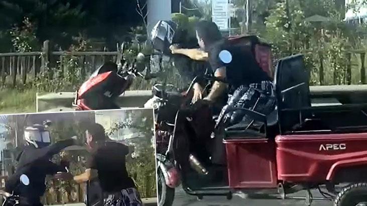 Antalya’da istenmeyen görüntüler! Sürücüler birbirine girdi