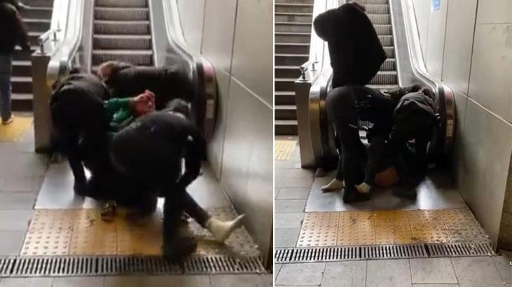 Oturma izni biten Kenyalı kadın soyunarak polise direndi