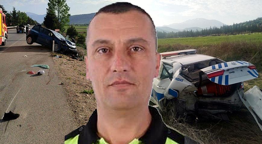 Isparta’da feci kaza! Otomobilin çarptığı polis şehit oldu, 4 kişi yaralandı