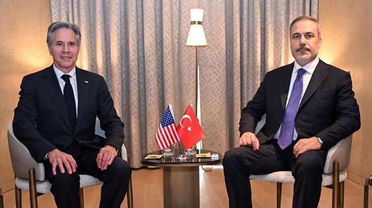 Bakan Fidan, ABD’li mevkidaşı Blinken ile görüştü.