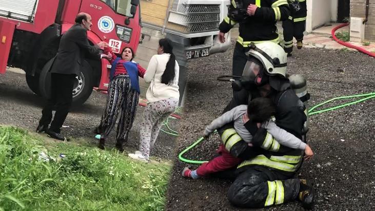 Kahreden fotoğraf! İki kardeş alevlerin arasında kaldı